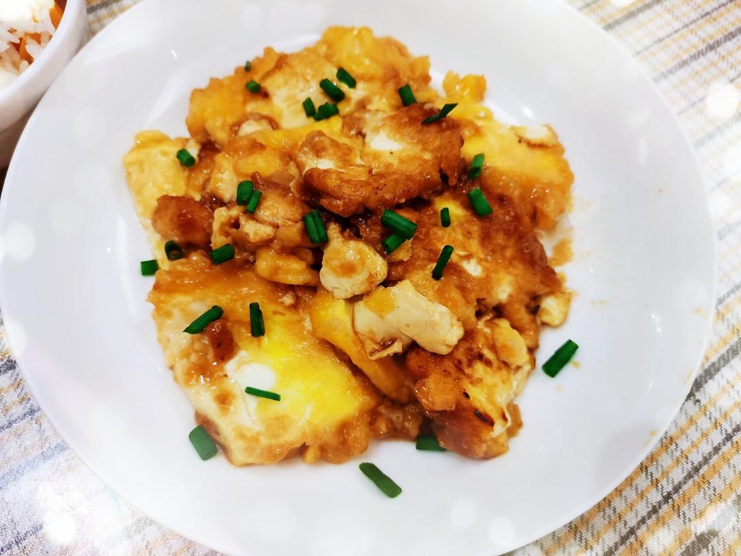超级嫩鸡蛋包豆腐