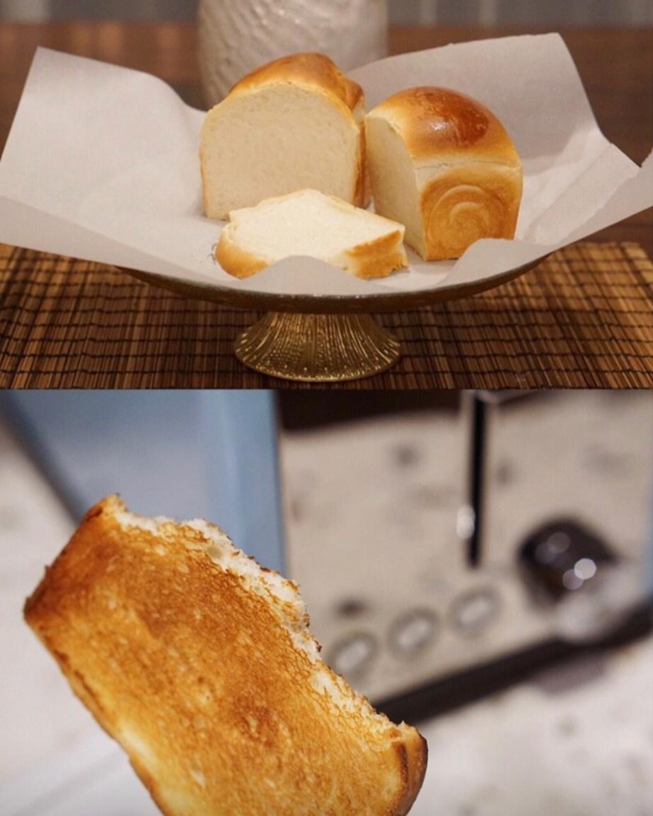【曼达小馆】松松软软还带奶香的西式大馒头：牛奶吐司