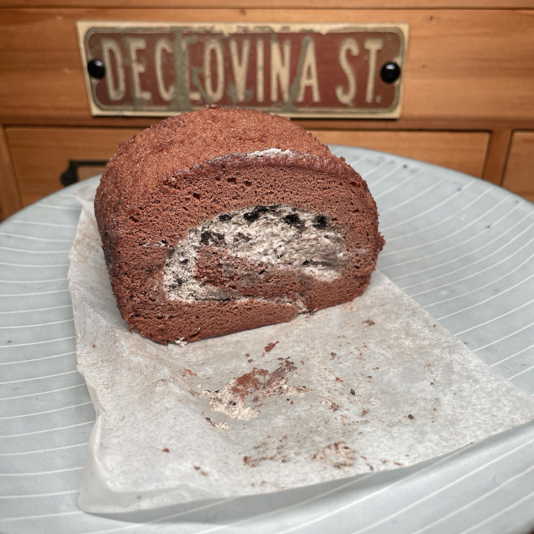 可可奥利奥蛋糕卷‼️蓬松柔软‼️一口爱上