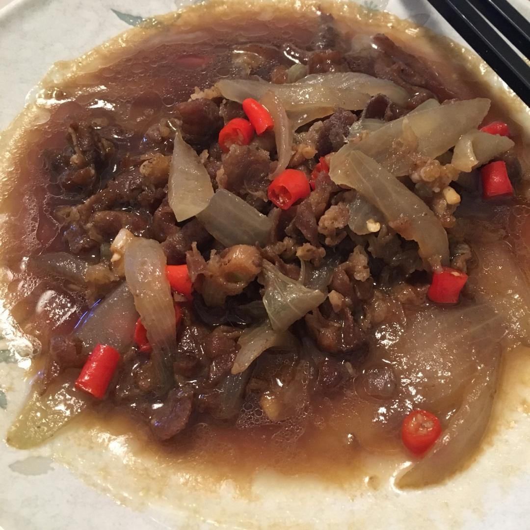 洋葱肥牛饭