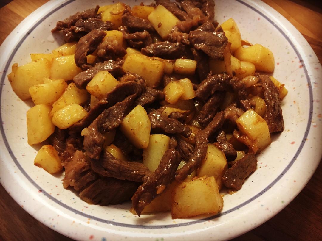 土豆炒牛肉