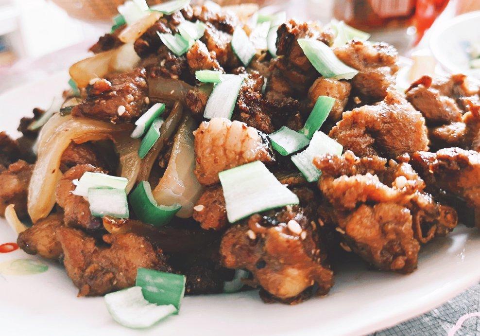 吃不到膻味的比烧烤更好吃的孜然羊肉🐏