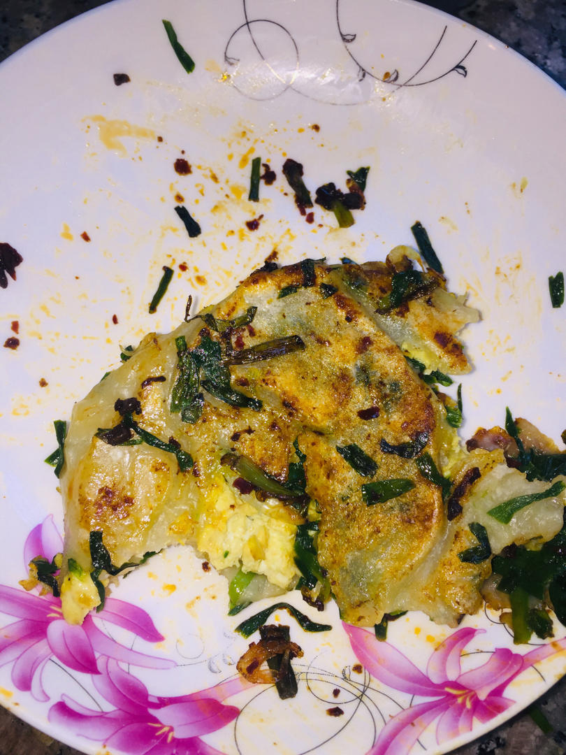 韭菜鸡蛋馅饼