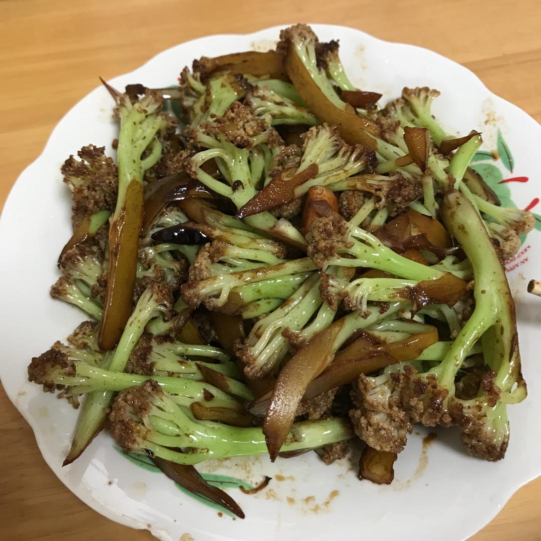 很“浪费”米饭的家常菜之一-------干锅菜花