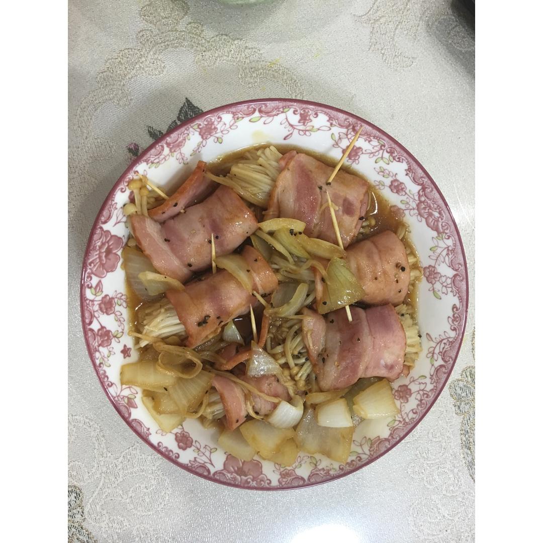 金针菇培根卷