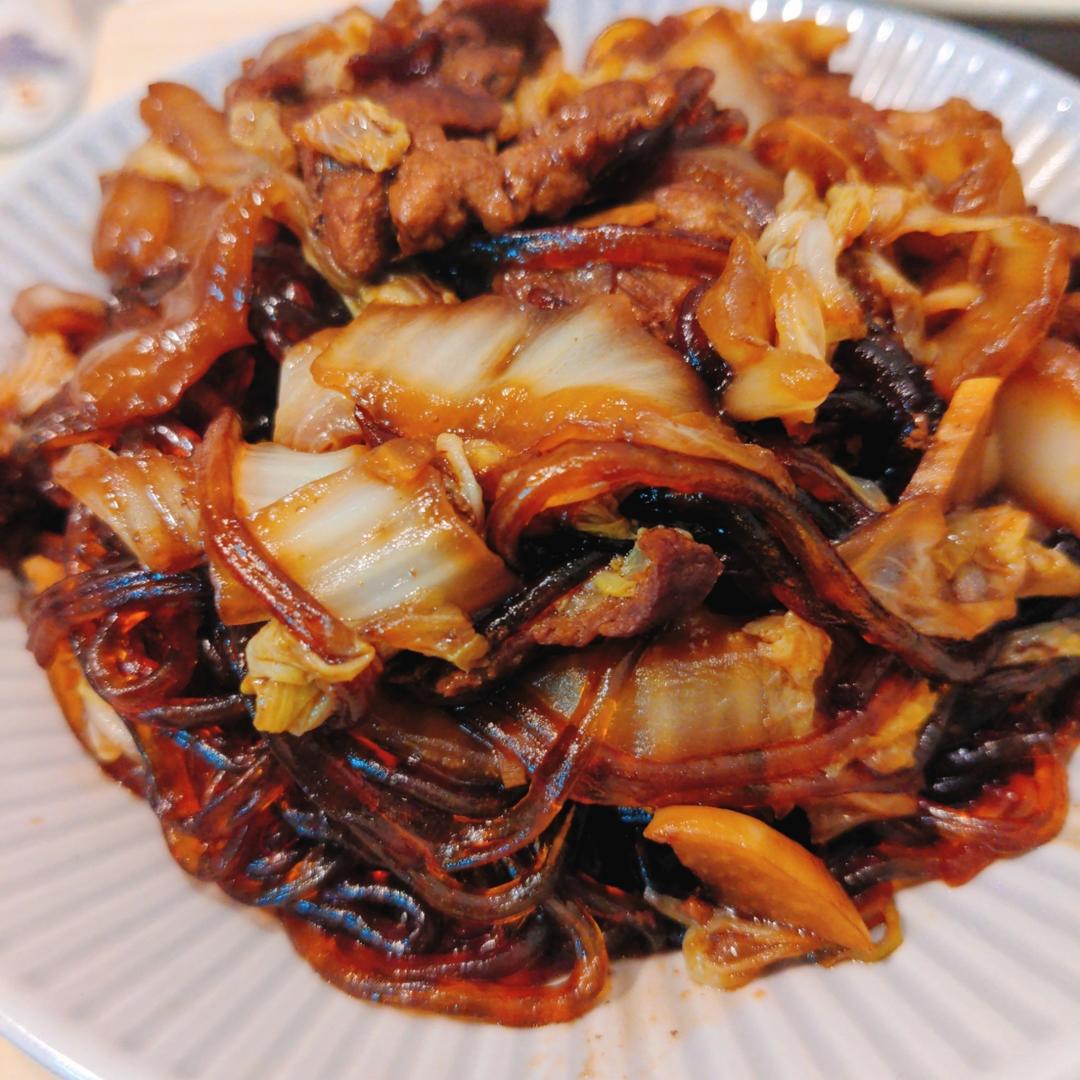 猪肉白菜炖粉条