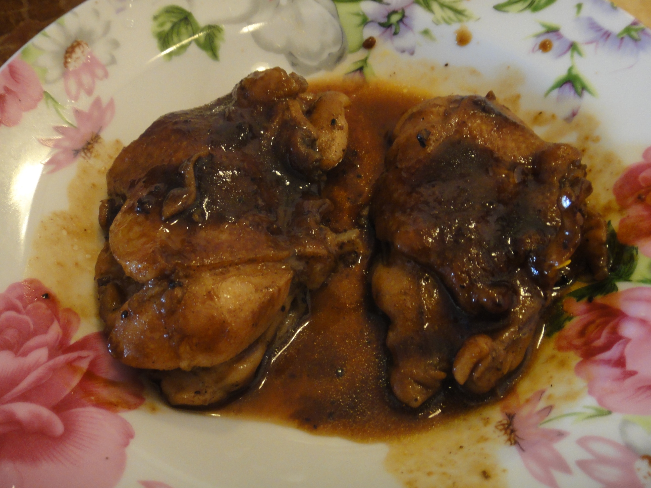 浓香照烧黑椒鸡腿