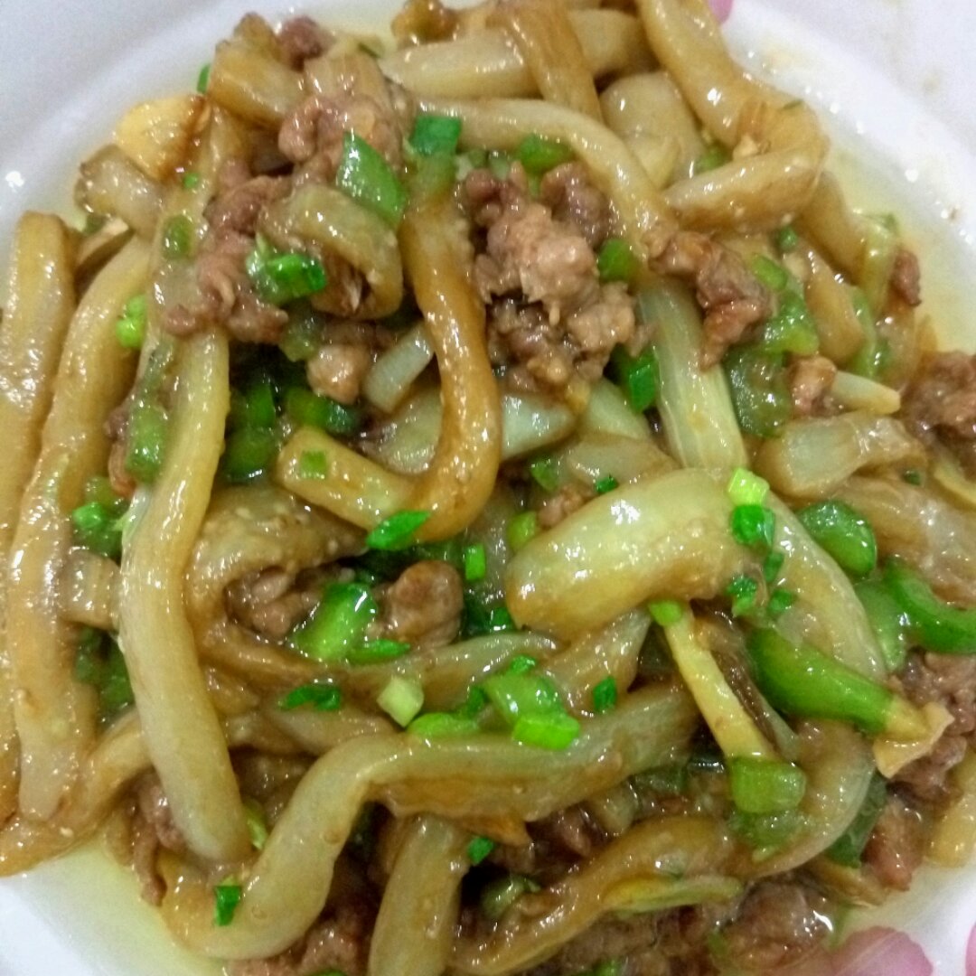 红烧肉沫茄子
