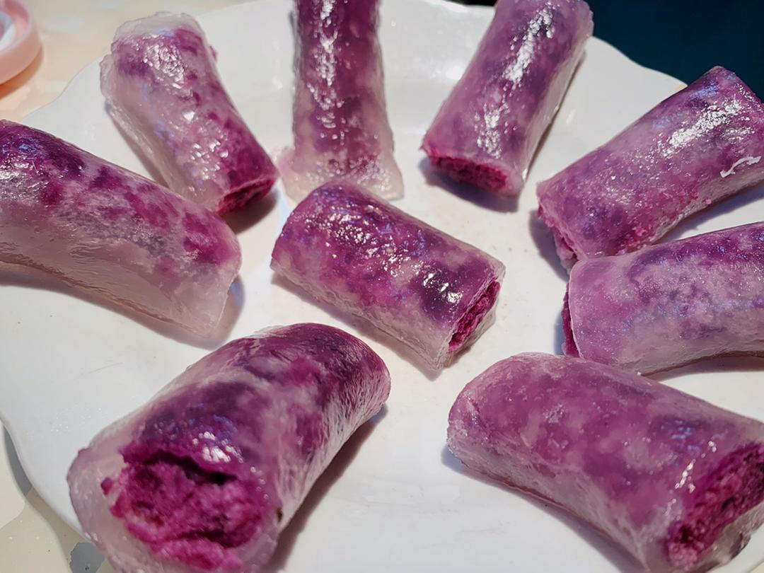 水晶紫薯糕