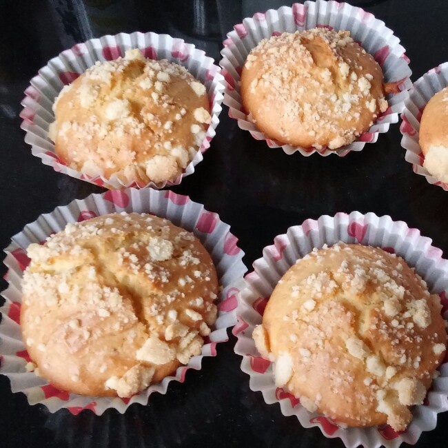 香酥粒淡奶油马芬