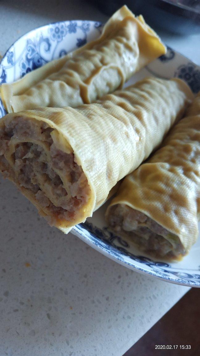 joywang78做的下酒小菜干豆腐肉卷