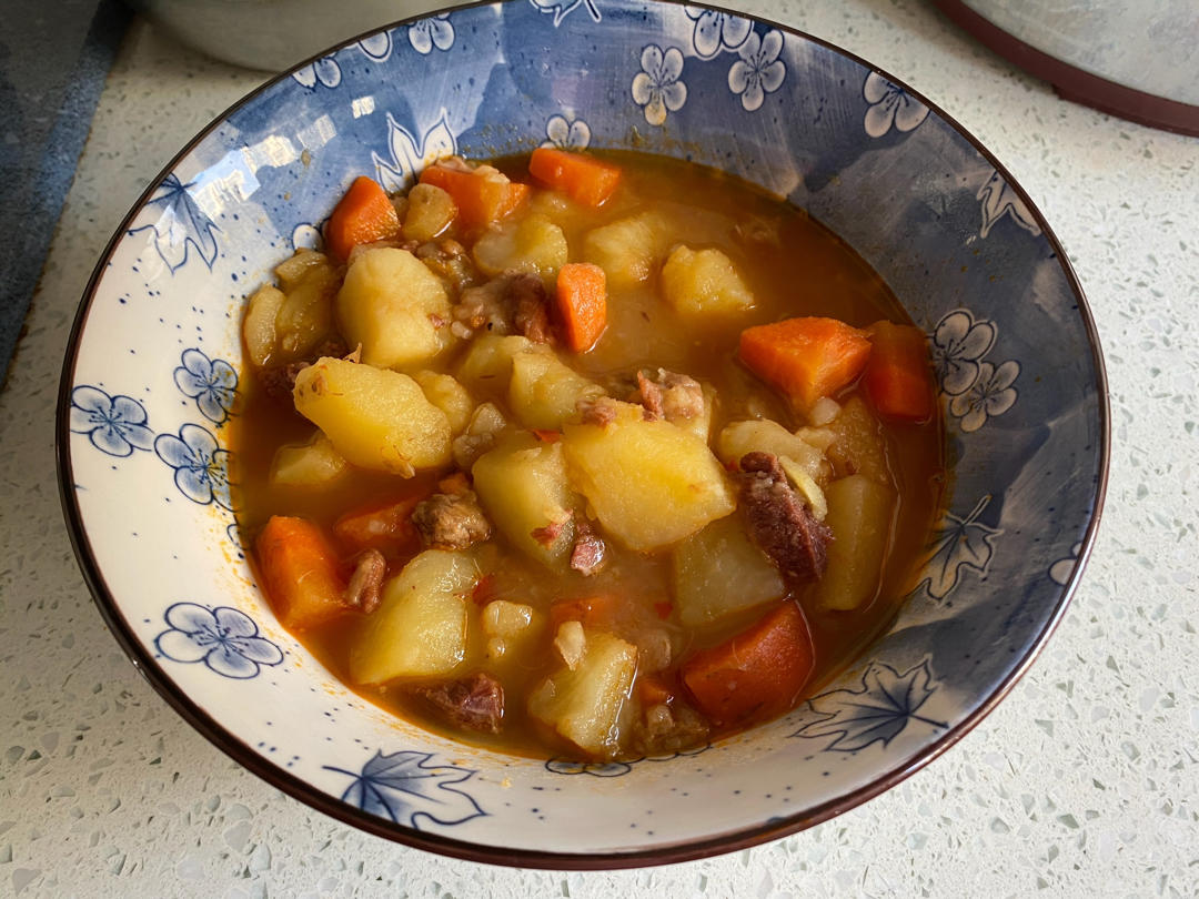胡萝卜土豆炖牛肉-🍚