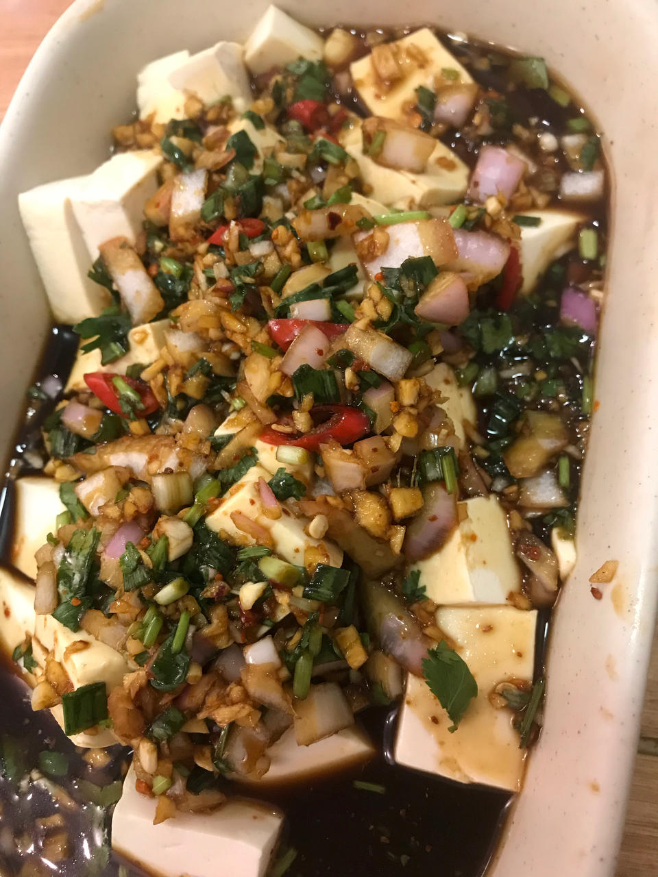 凉拌豆腐/小葱拌豆腐