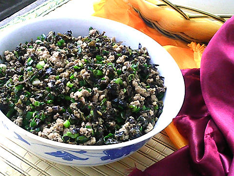 咸菜包子馅的做法