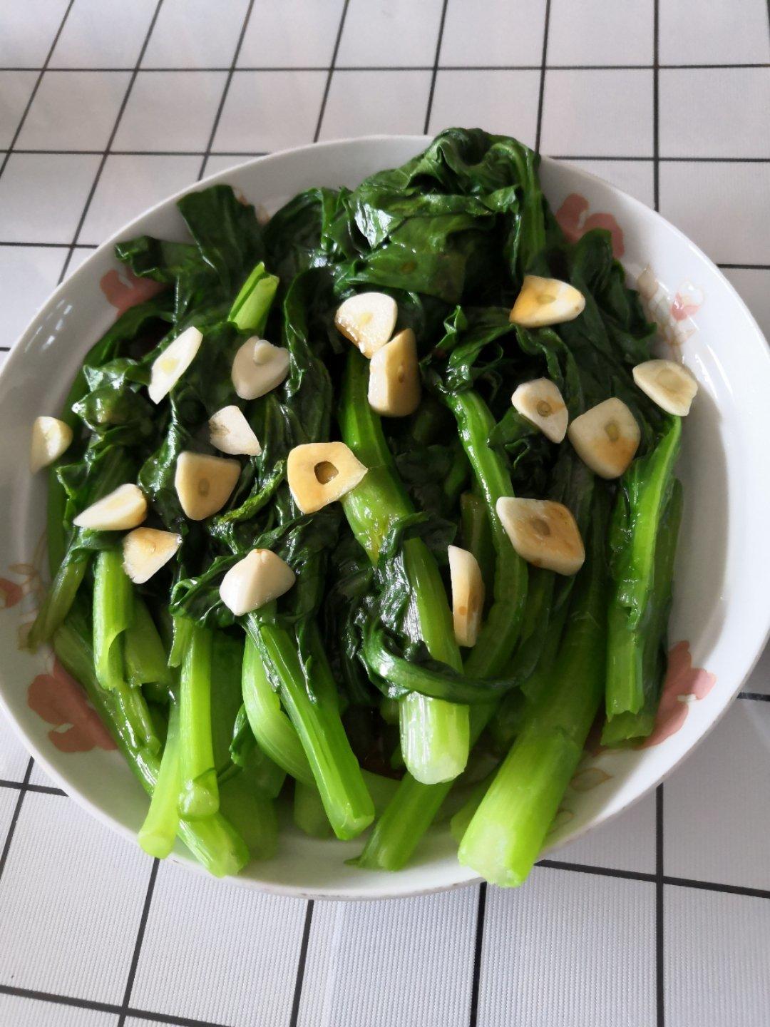 蒜蓉广东菜心(懒人超简易做法)