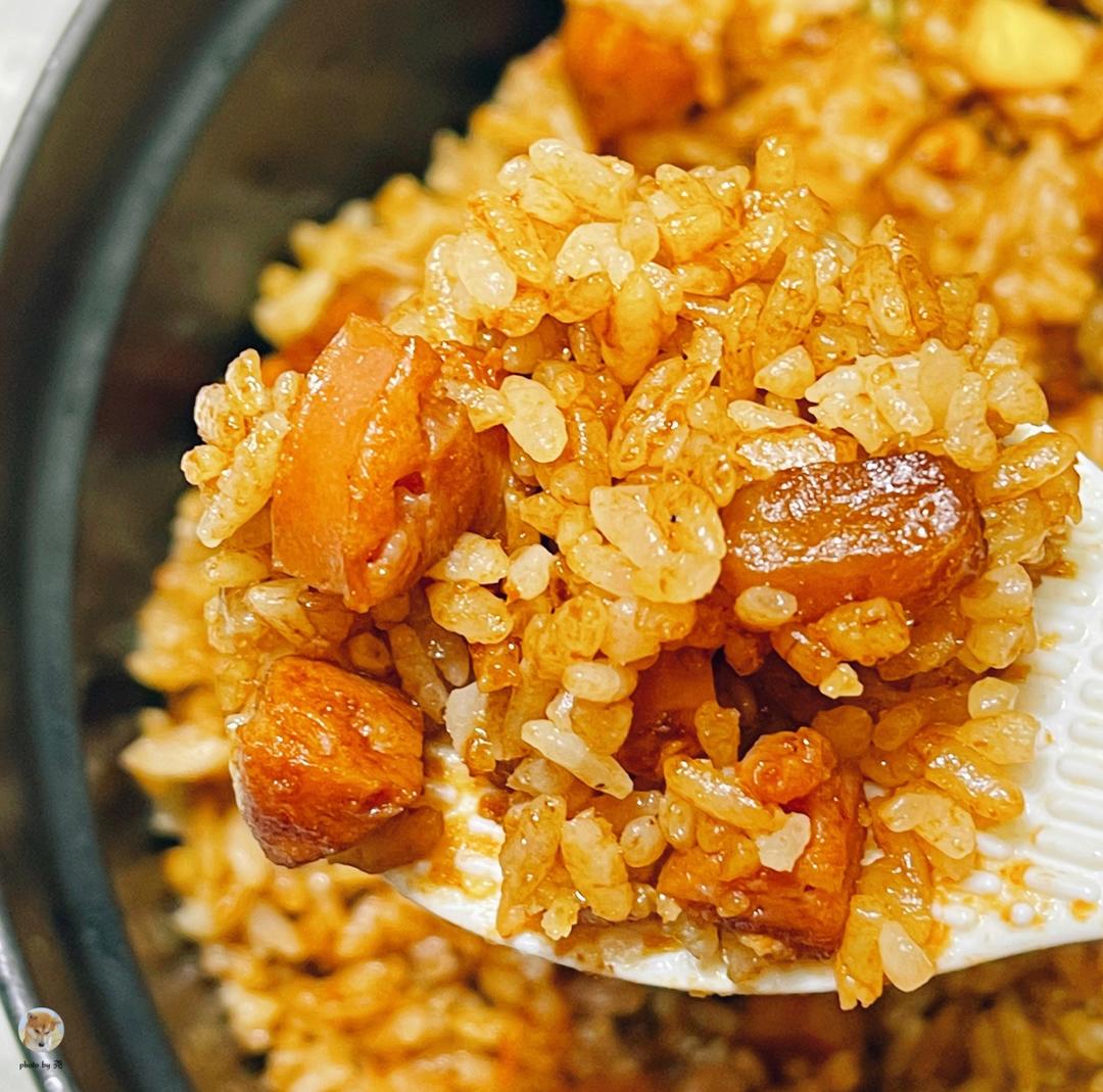 香肠土豆焖饭的做法