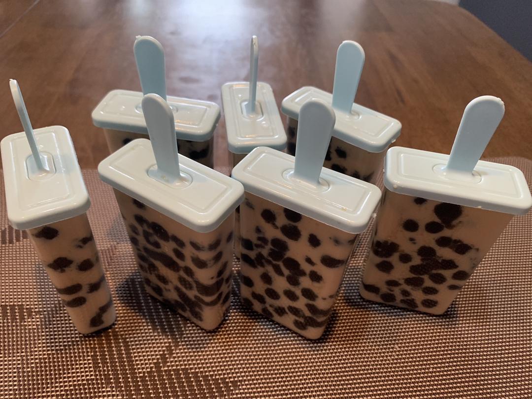 焦糖珍珠奶茶冰棍的做法