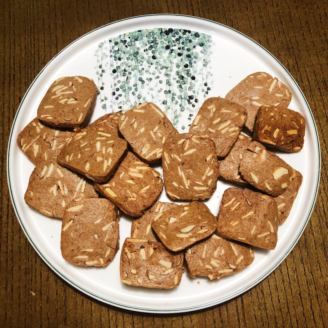 可可杏仁饼干（超详细）