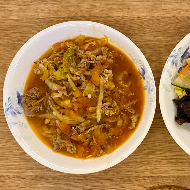 独家快手超好吃番茄羊肉捞面
