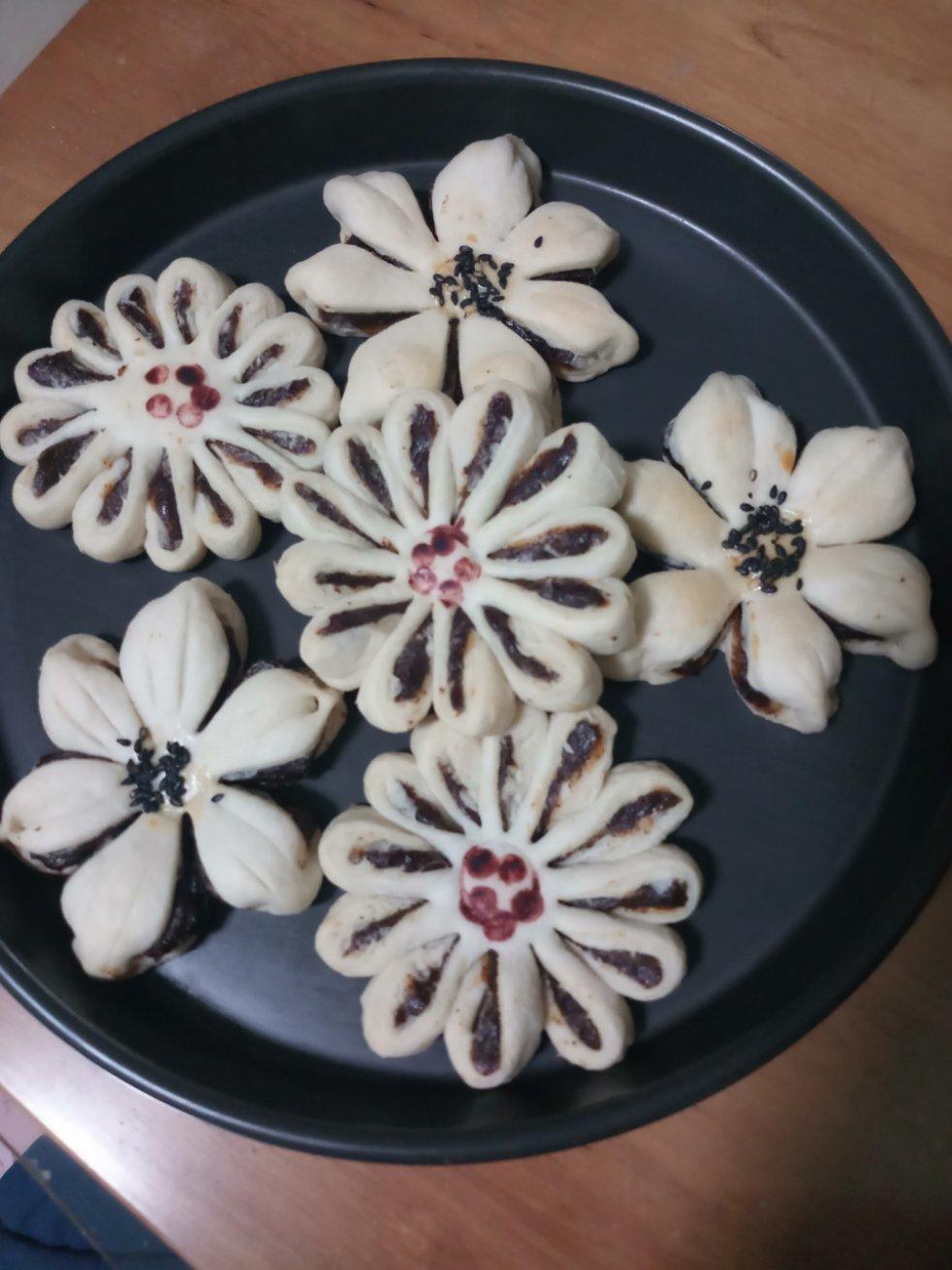 枣泥菊花酥