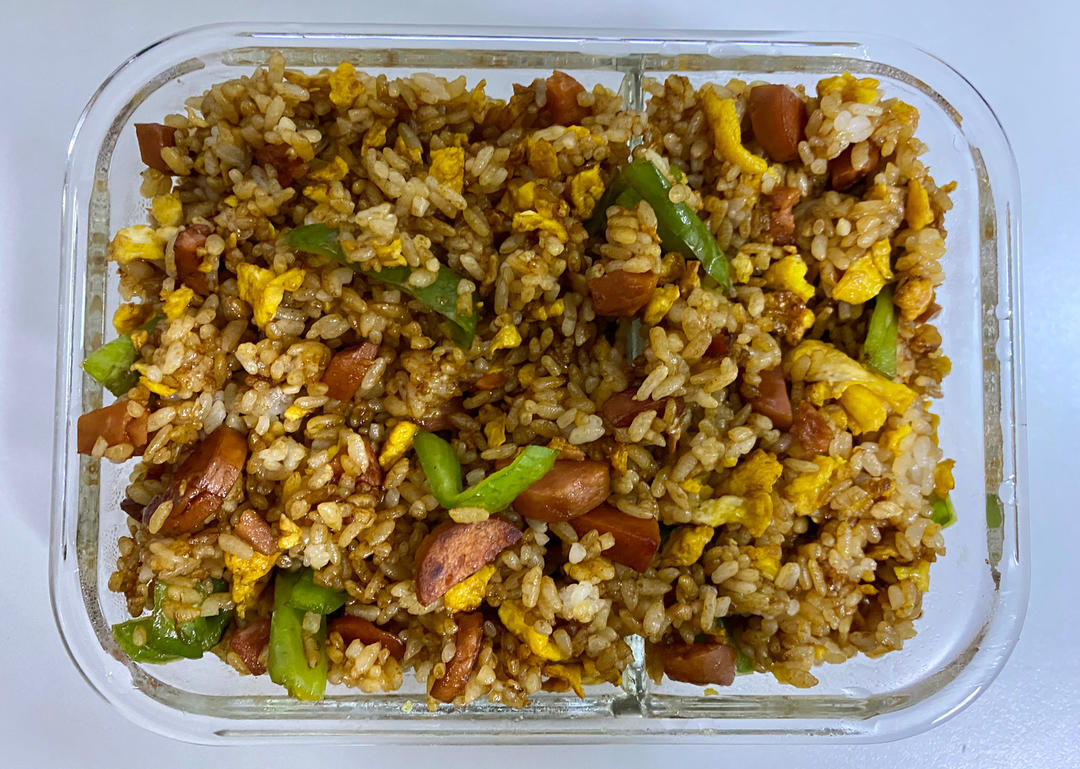 火腿鸡蛋炒饭