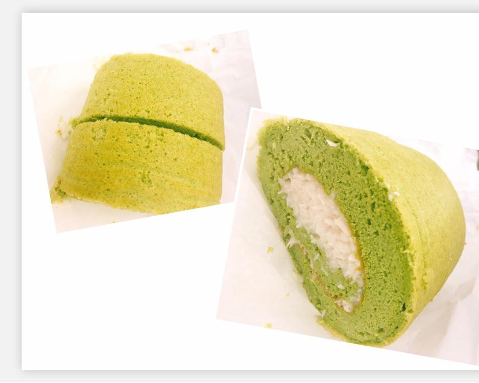 香兰椰子戚风卷|低脂低糖版Pandan coconut chiffon roll (low fat& sugar)的做法 步骤5