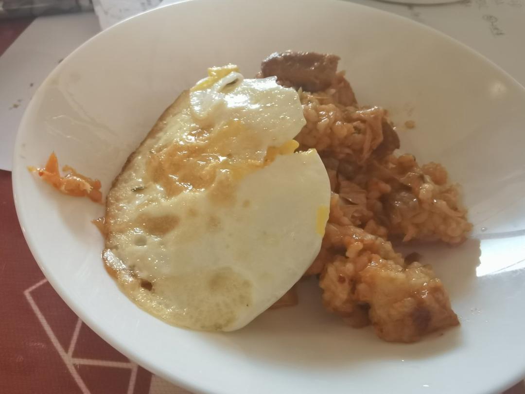 辣白菜五花肉炒饭