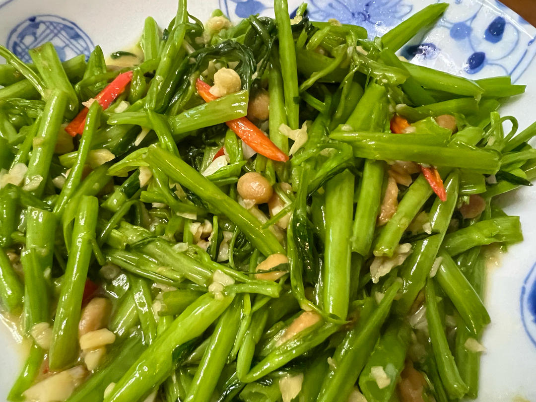普宁豆酱炒空心菜