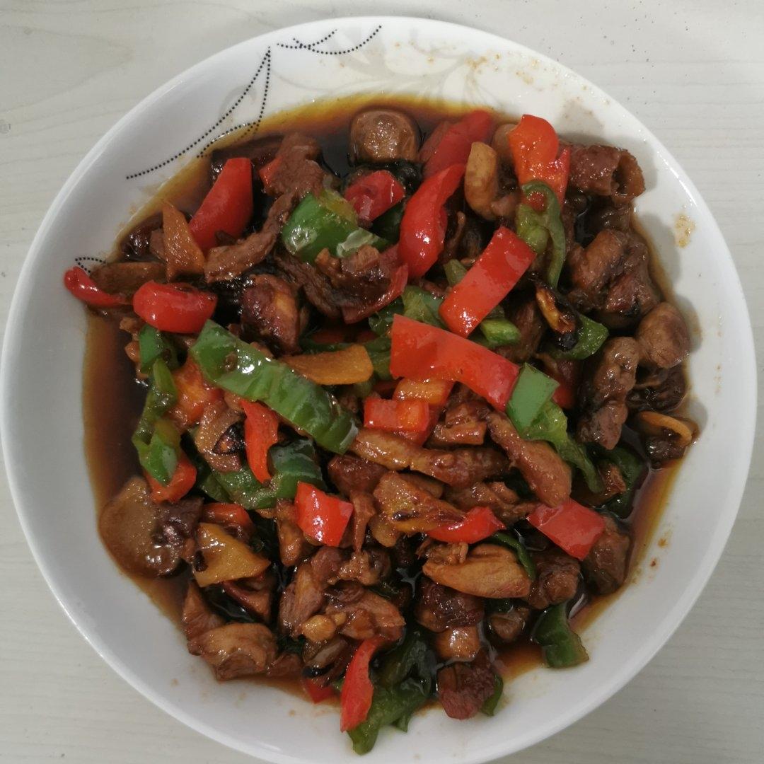 最简单的鸡肉做法——家常生炒鸡