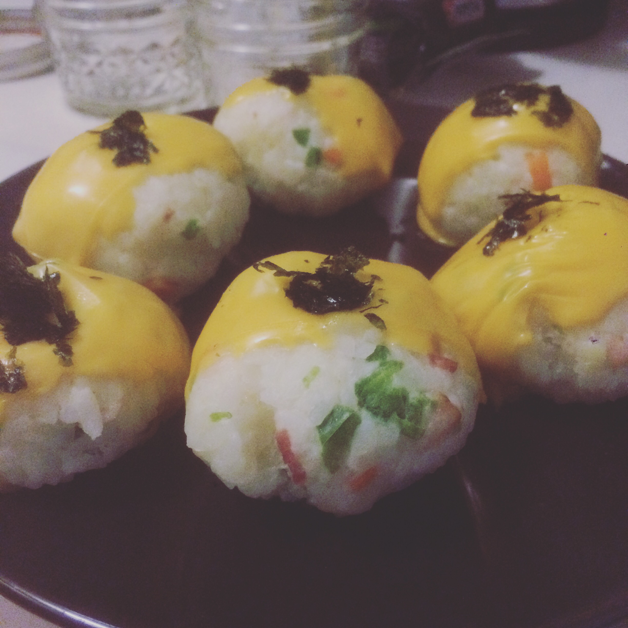 【奶酪烤饭团】