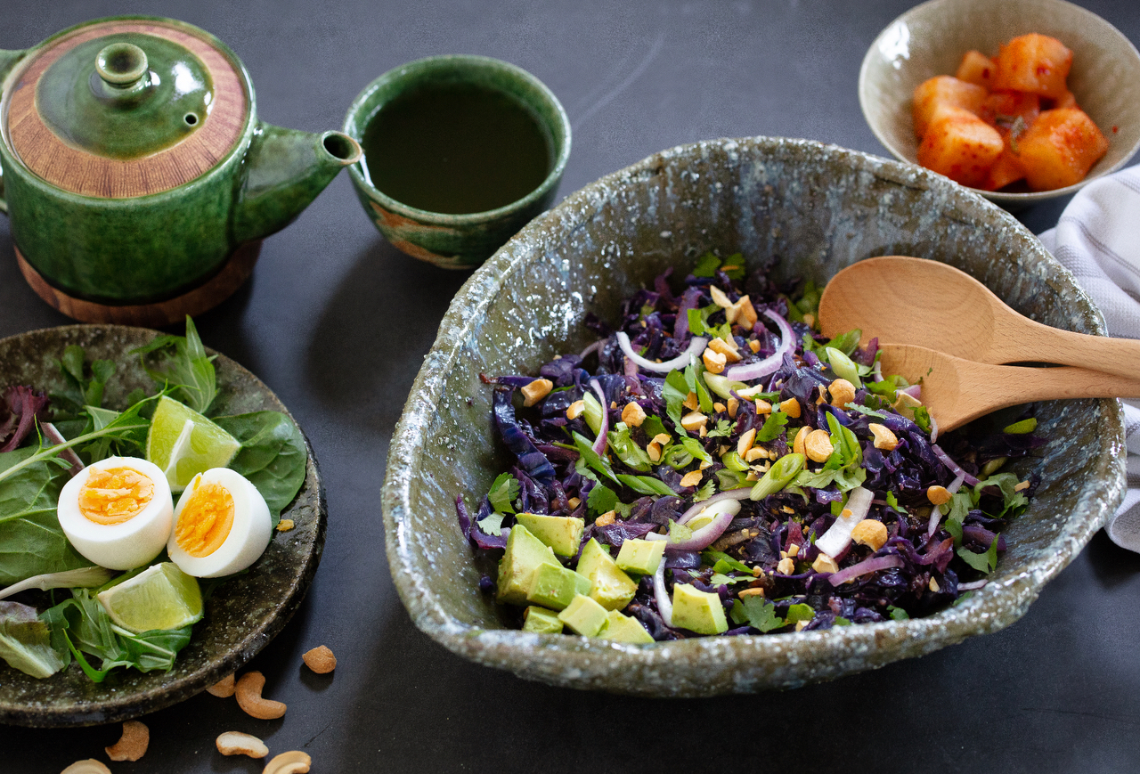 五香烤紫甘蓝丨健康·三餐的做法