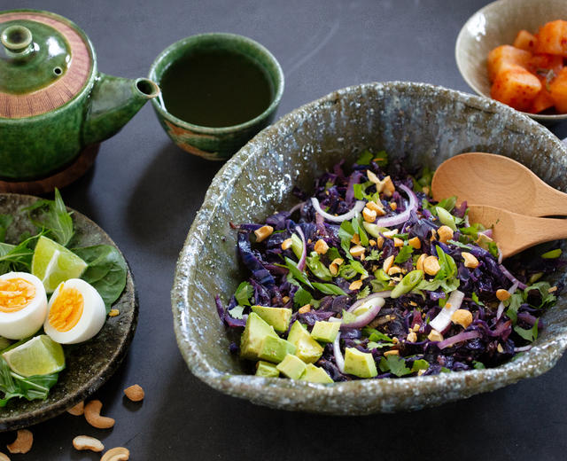 五香烤紫甘蓝丨健康·三餐的做法