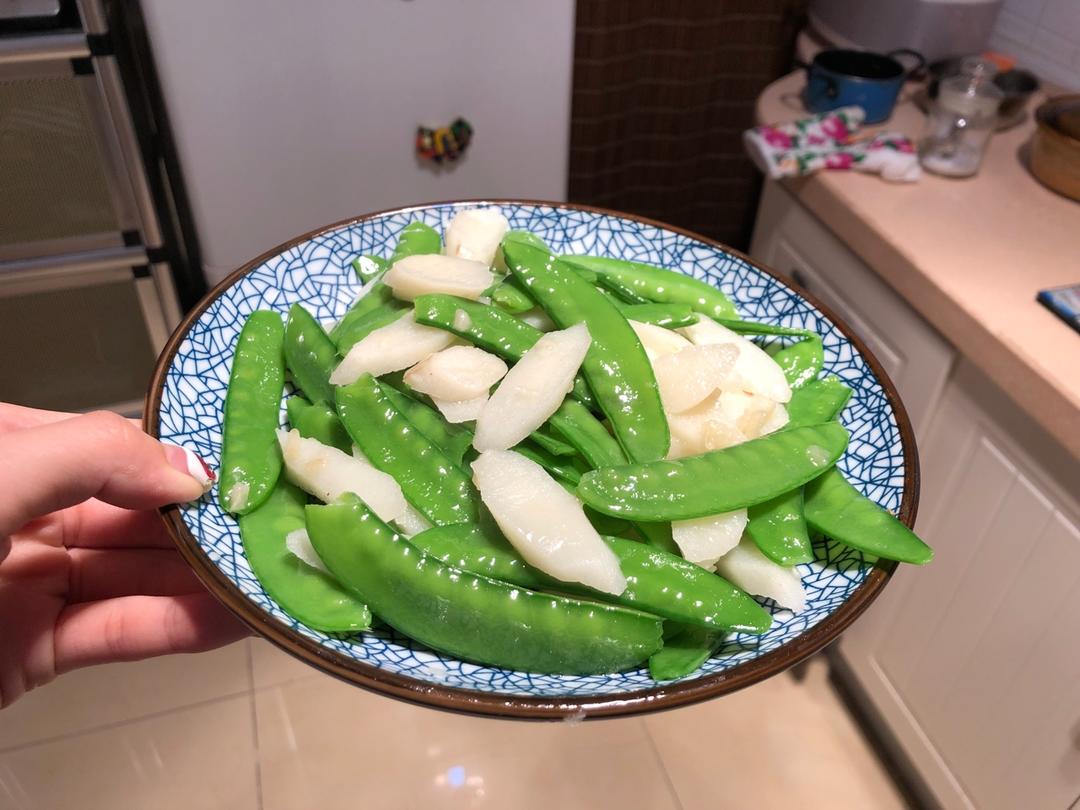 清炒山药荷兰豆