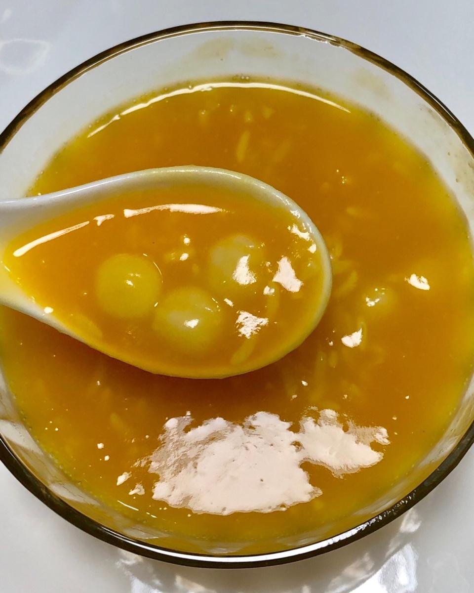 酒酿圆子南瓜汤