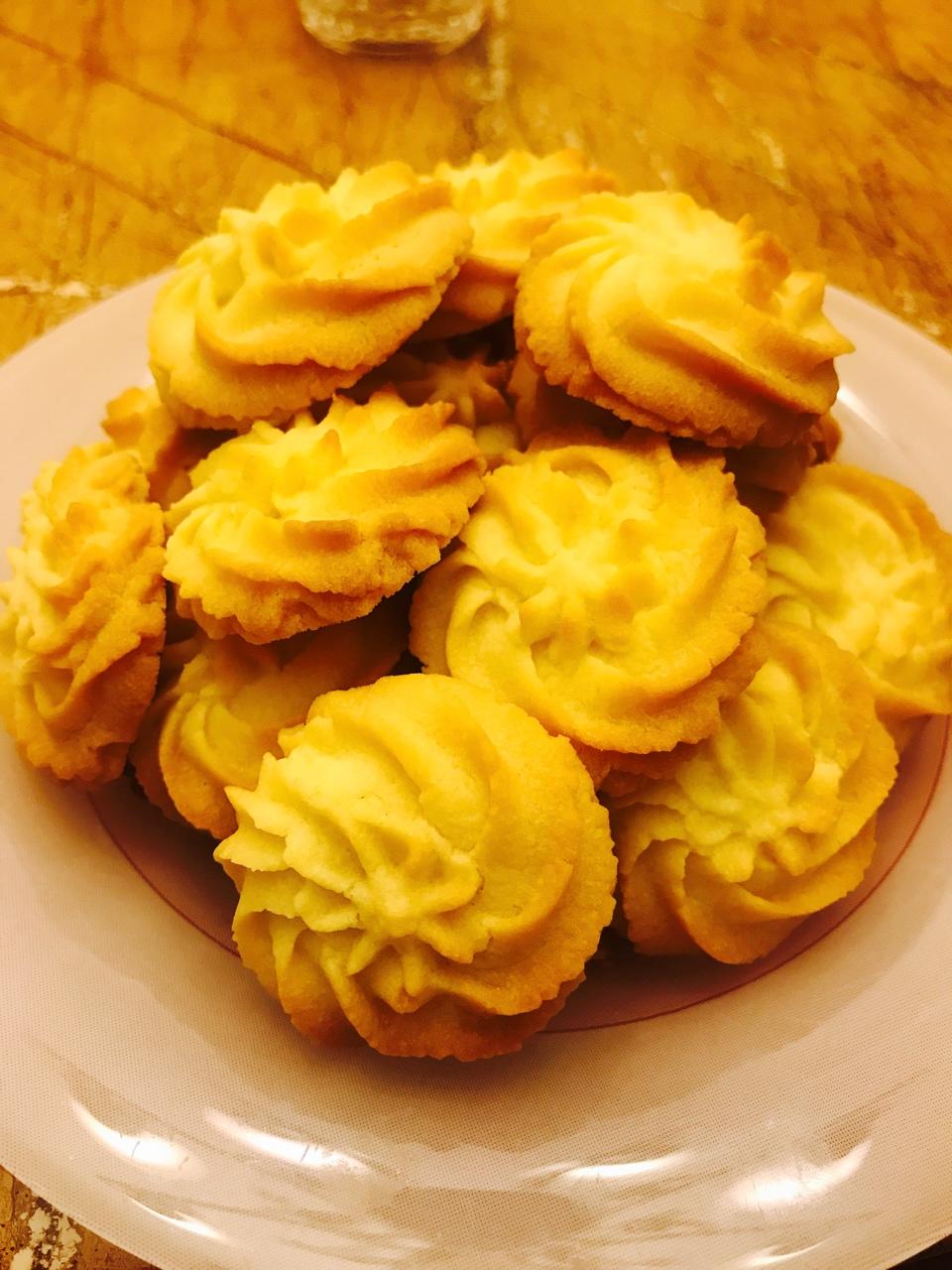如此甚好-82做的原味黄油曲奇饼干