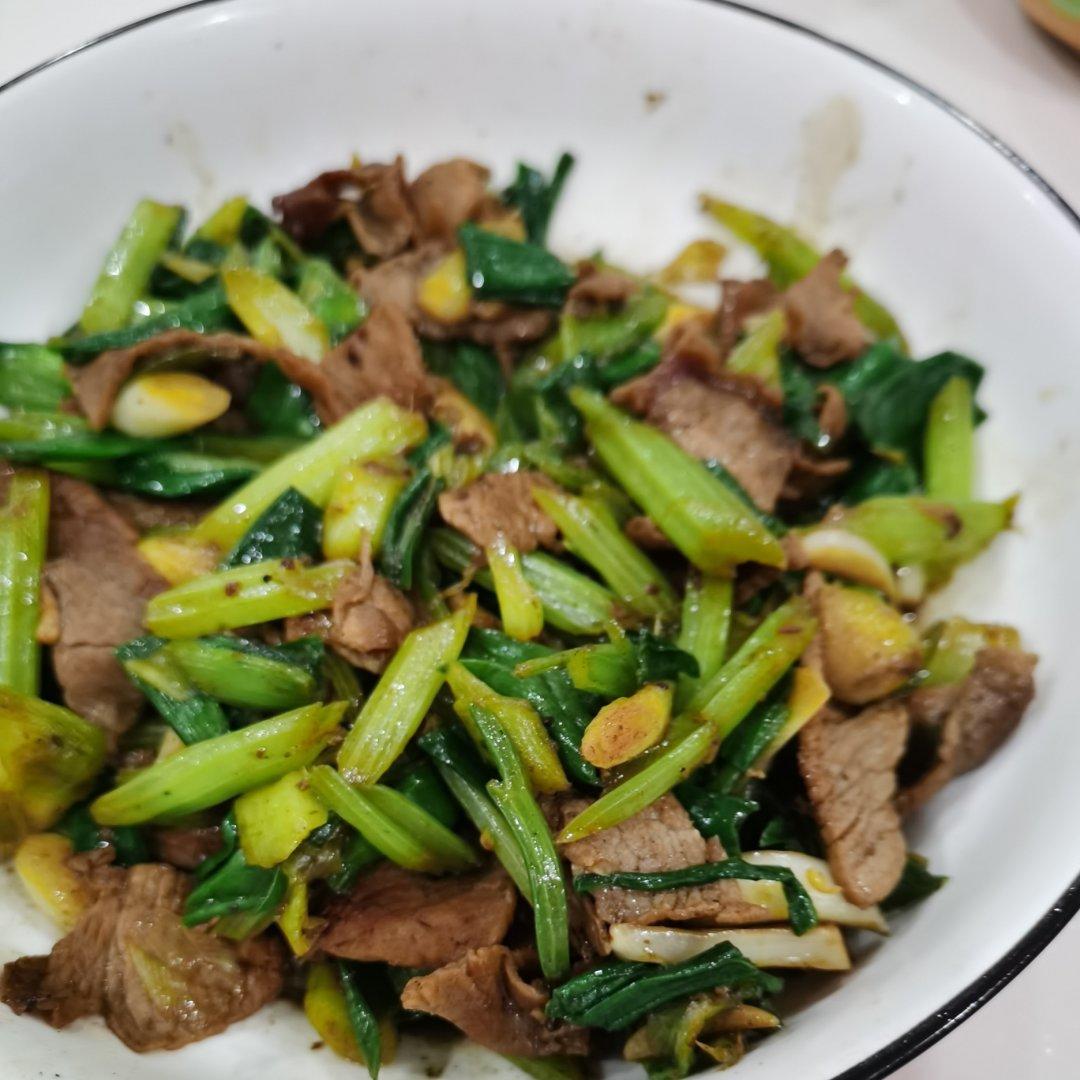 蒜苗炒肉