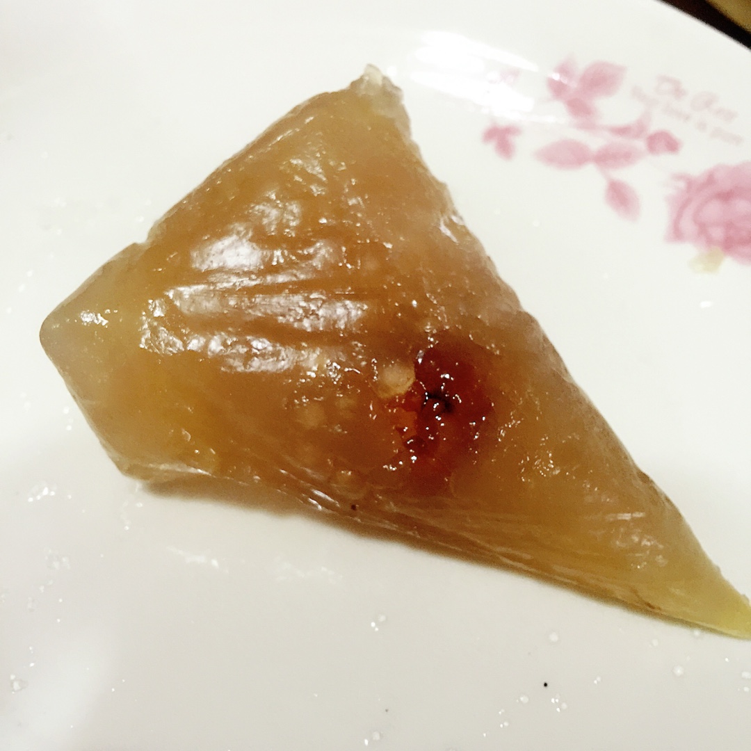 水晶豆沙粽
