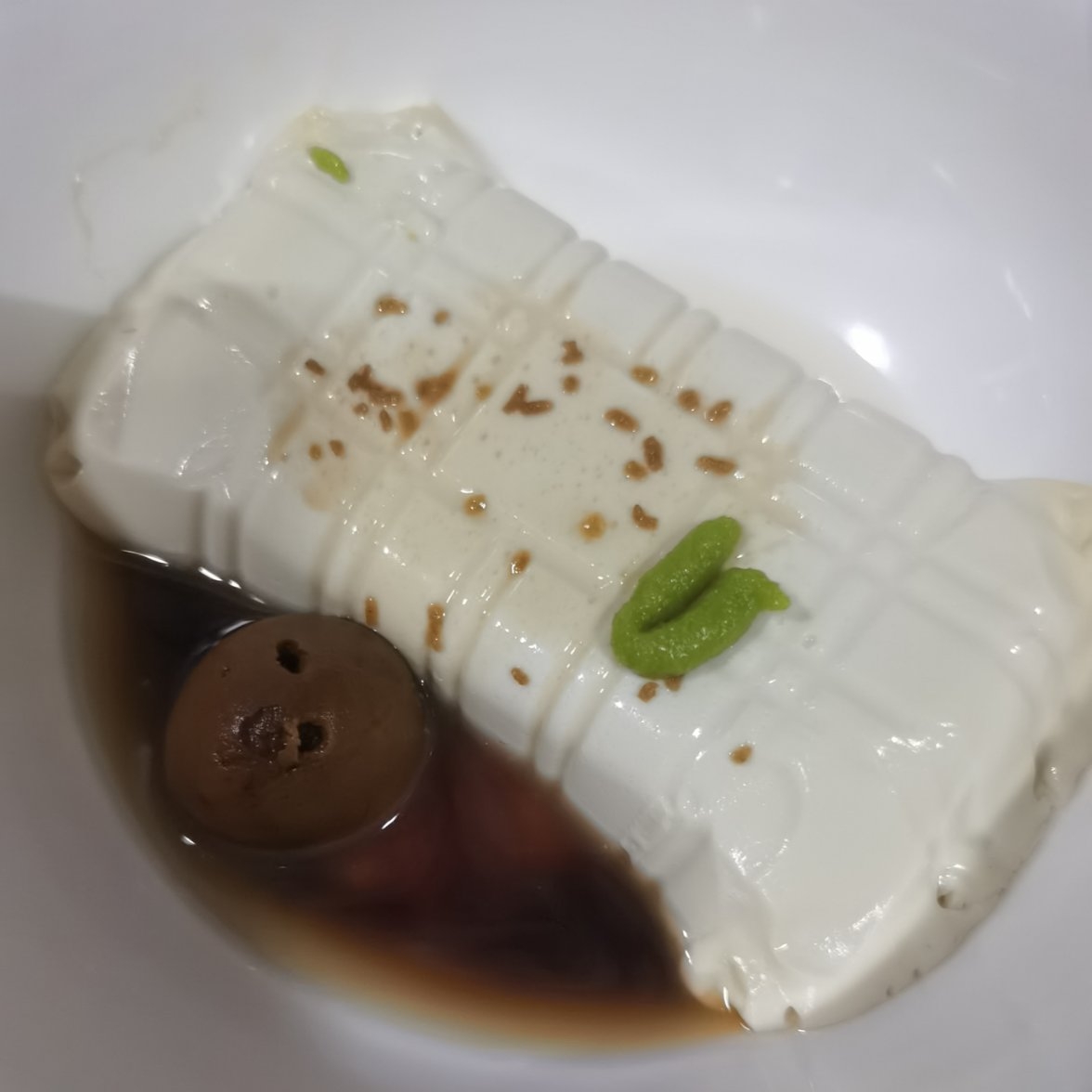 《昨日的美食》之梅香芥末冷豆腐