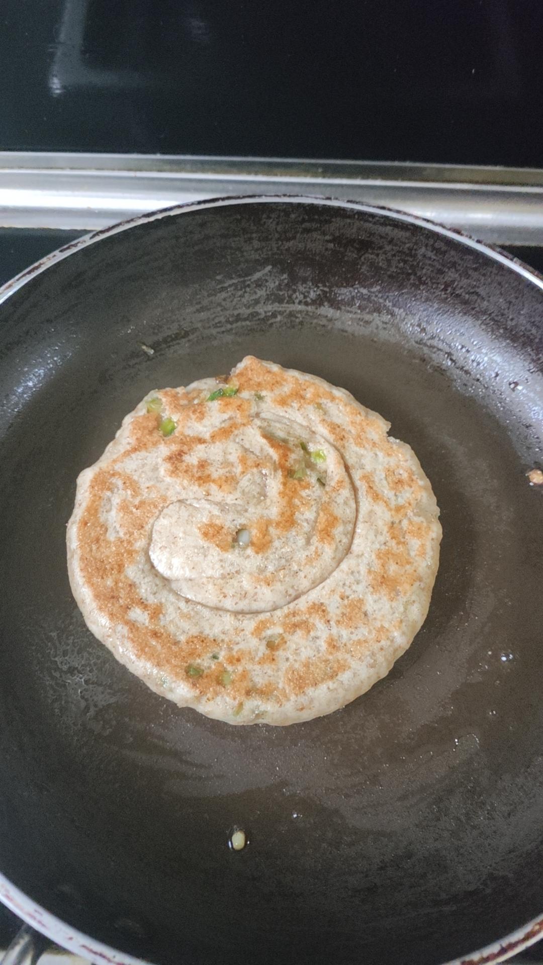 发面葱油饼