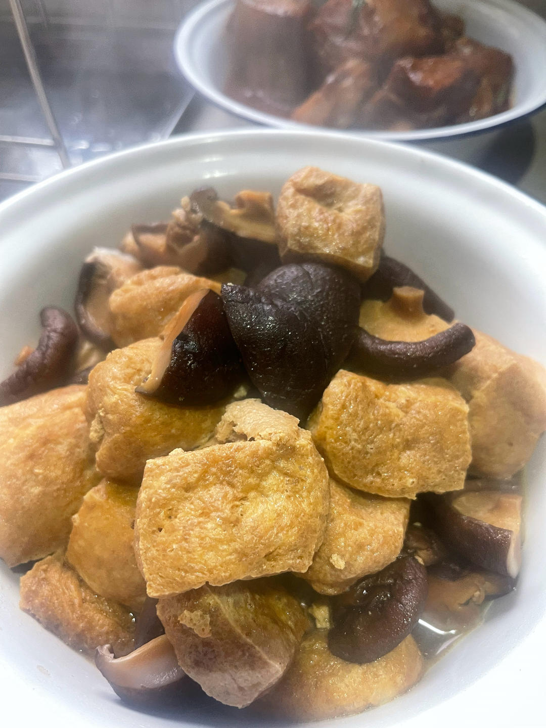 红烧香菇油豆腐的做法