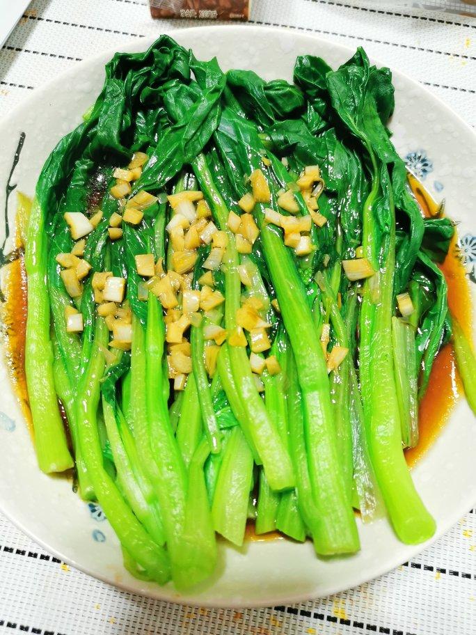 蒜蓉广东菜心(懒人超简易做法)