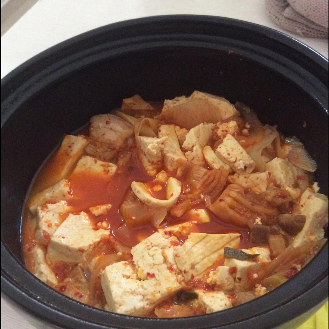韩式泡菜豆腐汤