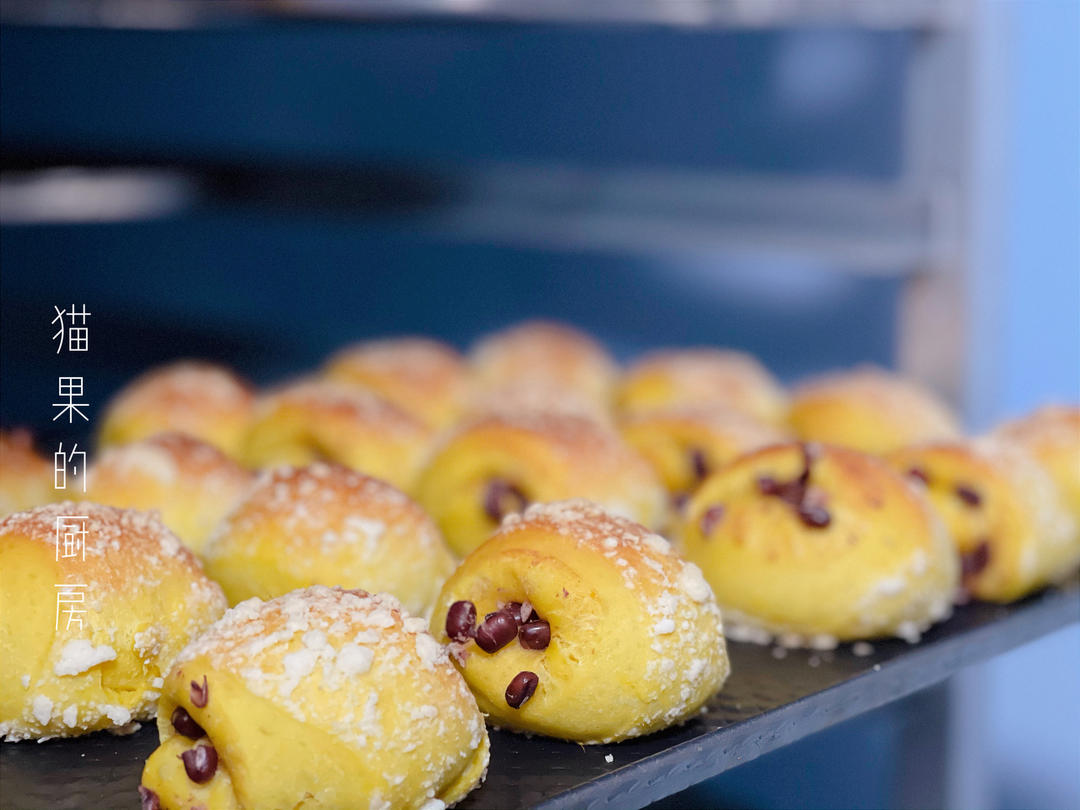 小可爱系列--南瓜蜜豆小奶包