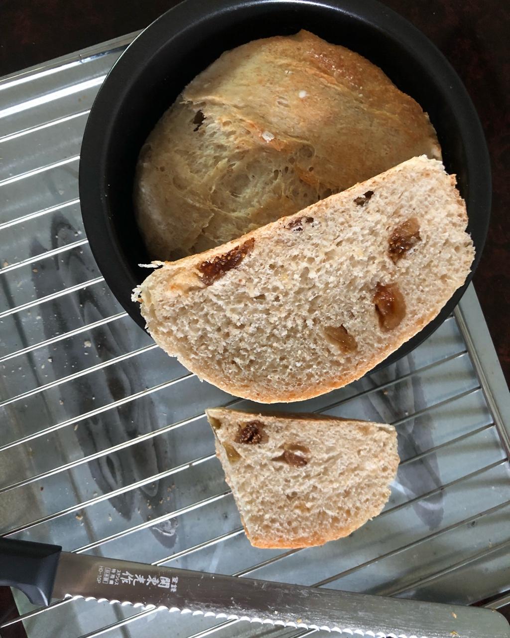 欧包/乡村面包-无油不用揉 No Knead Bread