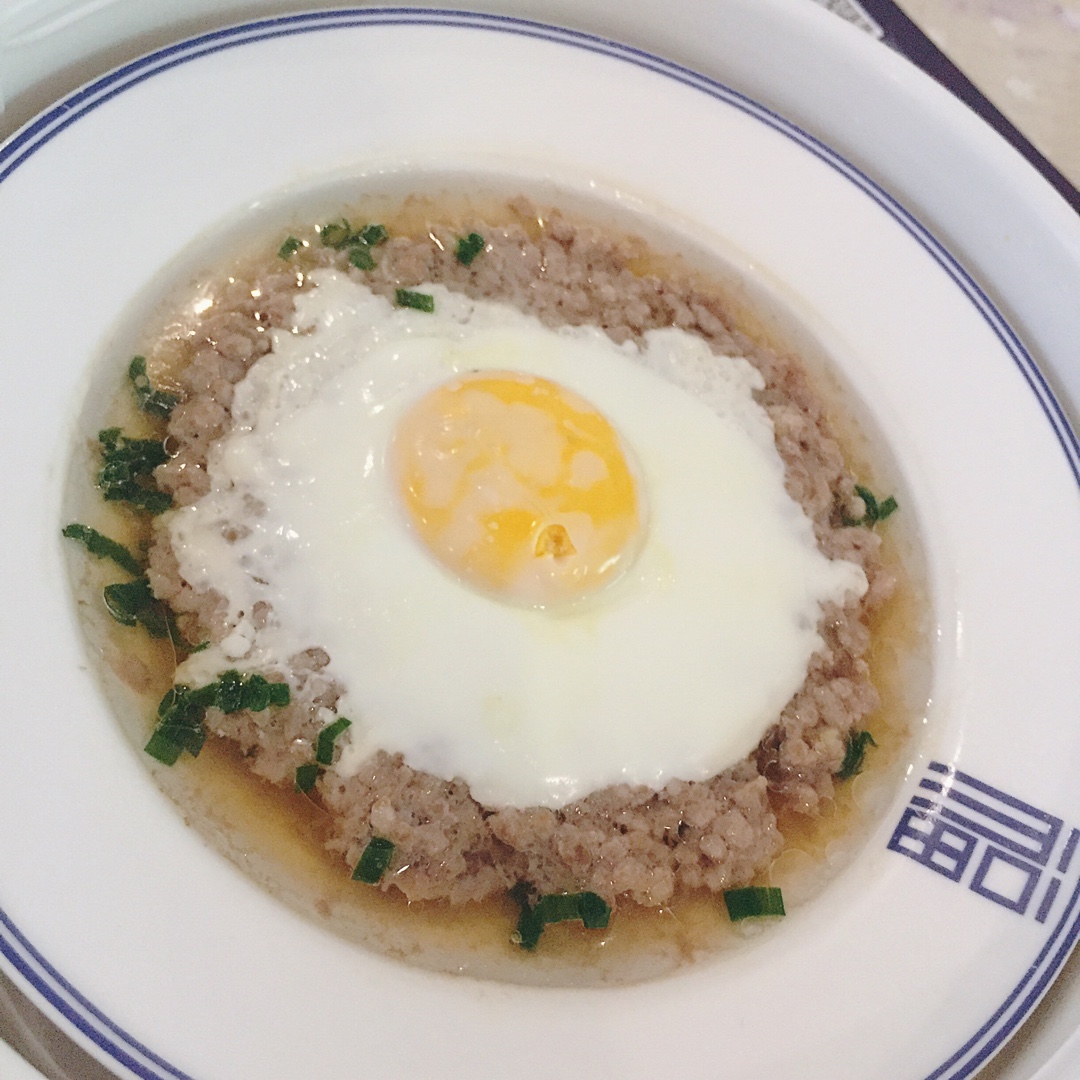 肉饼蒸蛋