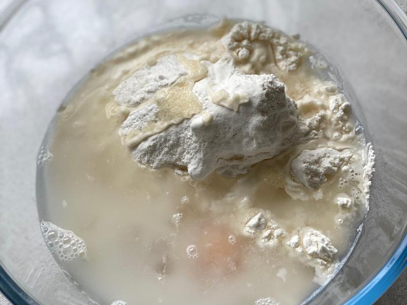 纯奶手撕吐司的做法 步骤1