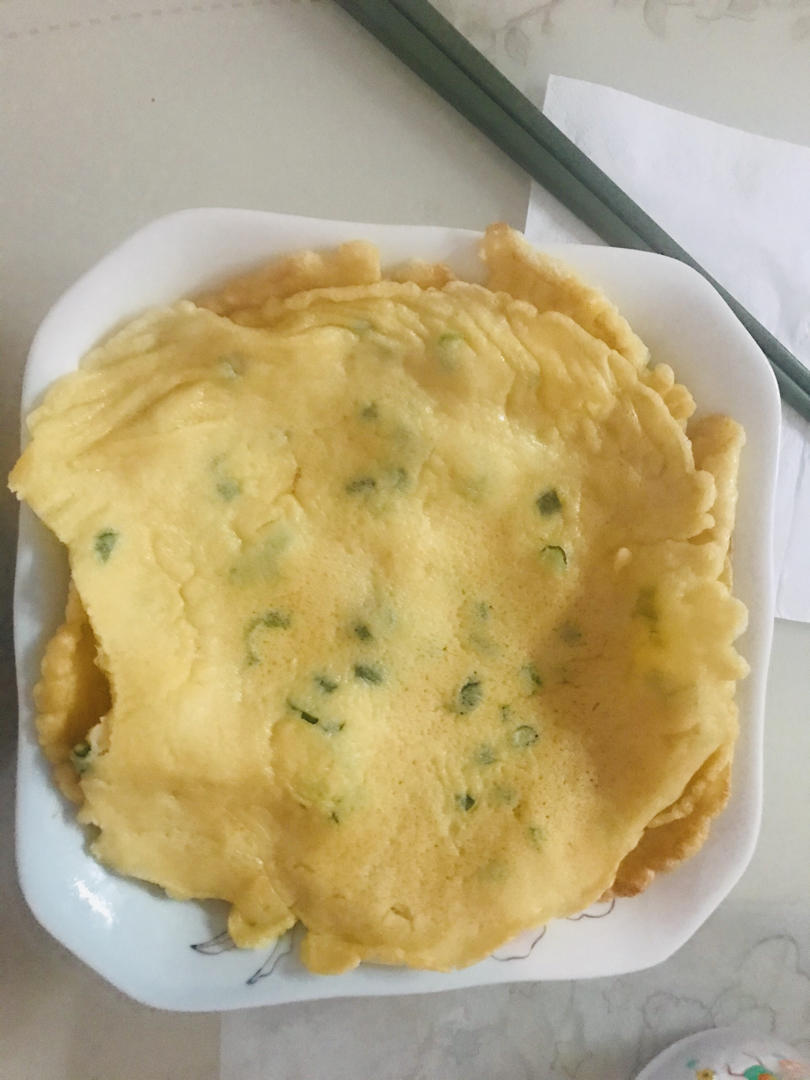 葱花鸡蛋饼