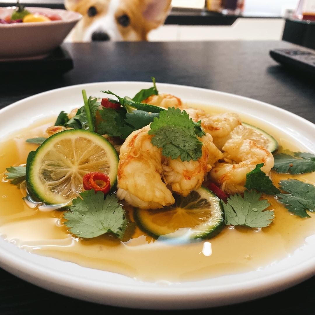 泰式青柠香茅浸虾 | Thai Lemongrass Flavored Shrimp