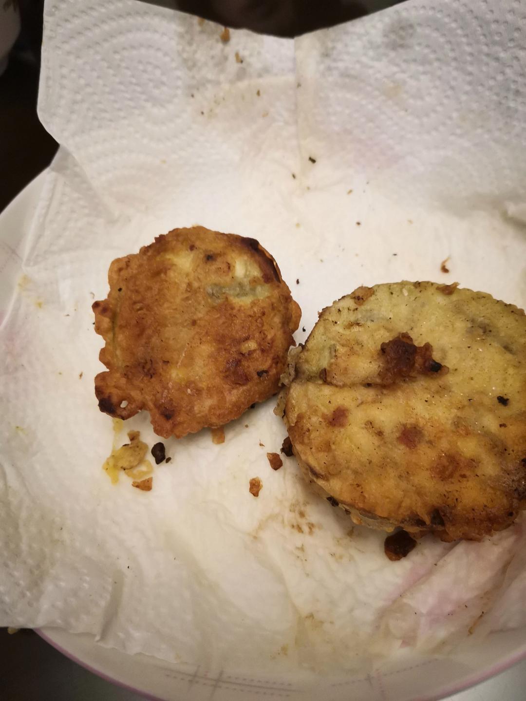 酥炸茄盒￨外酥里嫩