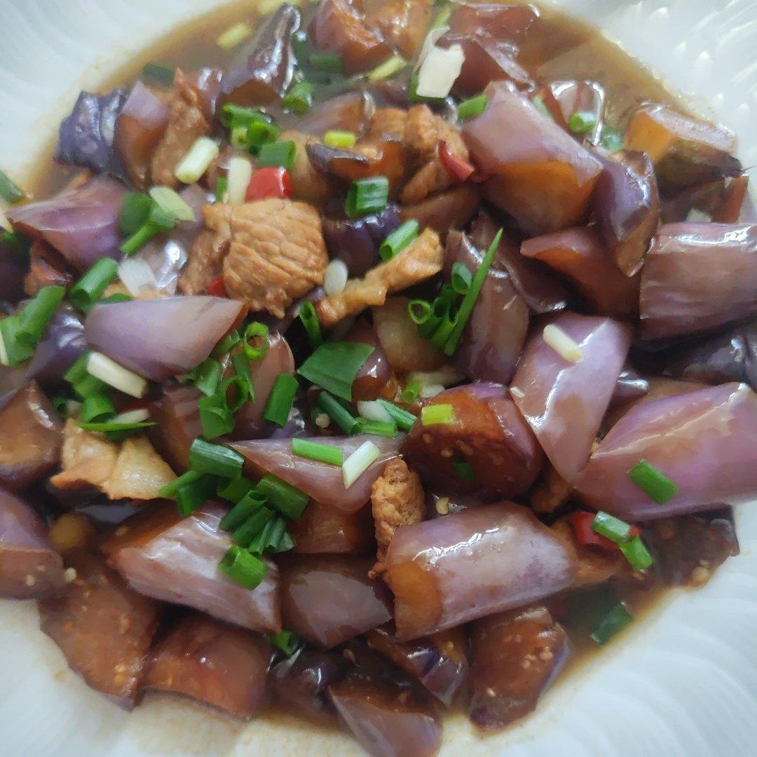 茄子炒肉